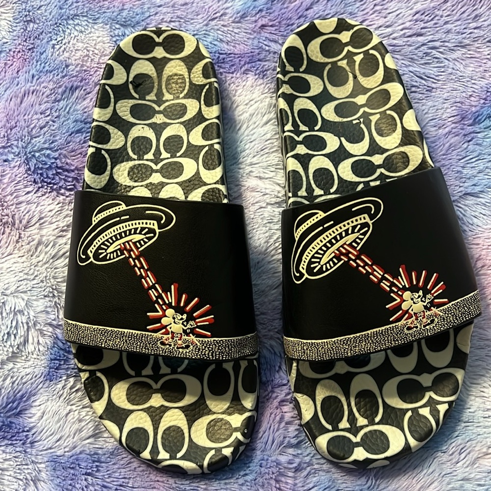 Coach x Keith Haring Mickey Mouse Slides